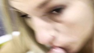 Innocent College Teen Gets a Messy Facial From Her Ex