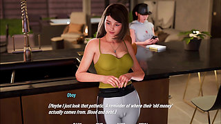 Stepson Horny Due to MILF Stepmom's Morning Workout - the Creditor's Wife - E01