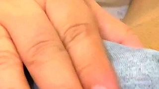 Stepsister Made Me Watch Her Big Tits in Sports Bra She Gave Me Handjob and Make Me Cum