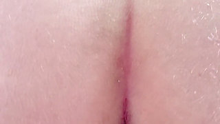 Amateur First Timer Bouncing on My Knees & Playing with My Hole