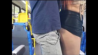 Hot Amateur Latina Gets Creampied on the Bus