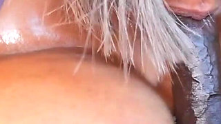 BBW with Huge Tits and Dick Sucking Lips Drains My Huge BBC