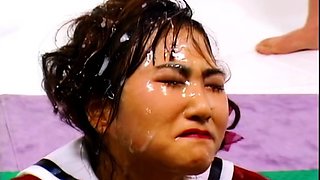 Asian japanese amateur has deep throat