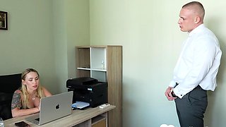 Brunette babysitter gets destroyed by my hard cock