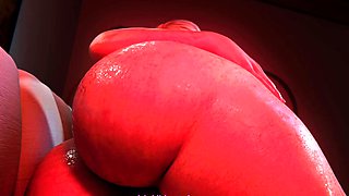 Mature Granny Seduces Virgin Boy with Huge breasts and Ass