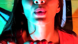 Sexy Flashing and Neon Night Fun