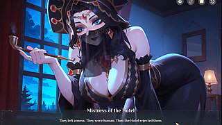 Hotel Tales SPOOKY HENTAI Game Ep.4 the MISTRESS of this HORROR place wants us !
