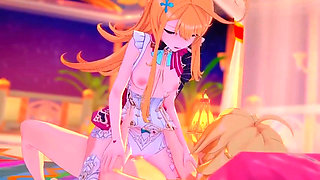 Genshin Impact - Escoffier Hardcore Moaning Creampie Squirt Fuck - 3D Hentai Animations