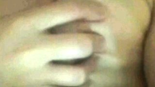 Beautiful French cums in her panties