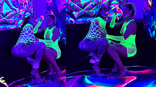 Neon Light with 2 Crazy Girls