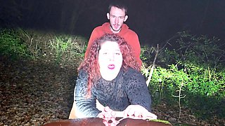Sex in forest, shaking orgasm, orgasm