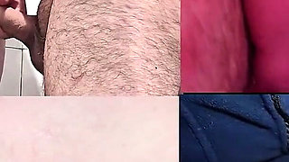 Goon to Premature Ejaculation Compilation! Split Screen