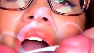 Busty JenKowski bukkake cumslut