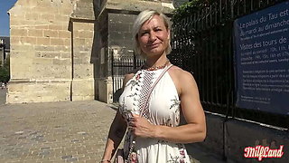 MILF Kim's Hunger for Young Men: Amateur, Blonde, French, Big Tits, Part 1