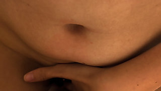 POV - Riding Him and Moaning / Skinny German Girl