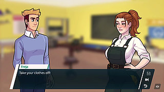 Perfect body beauty ties man and rubs his big cock - academy 34 gameplay