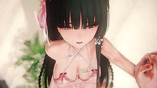 Wuthering Waves - Chisa and Lynae Beach Sex - 3D Hentai Animations