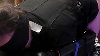 In Straitjacket Slowly Fucked and Brought to Squirt