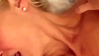 Amateur Blonde Mature Wife Enjoys Oral Sex and Cum on Tits
