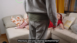 Shocking! Step Mom Sucks Step Son's Dick as Santa & Gets Huge Tits After Creampie Wish