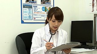 Beautiful box of Japanese girl Mai Aine fingered and licked