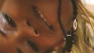 Horny Busty Scene 1: a Voluptuous, Big-bootied Black Woman Enjoys a Hard, Oiled-up Fuck