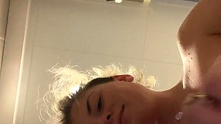 Dirty Blonde Mommy Big Boobs Smokes Masturbate