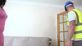 Brunette hot MILF heart-stopping sex clip