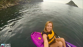 Open Water Kayak Disaster for Non Swimmer - Saved by Lifejacket