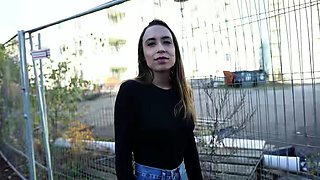 GERMAN SCOUT - Latina Teen Priscila Belini with perfect Tits