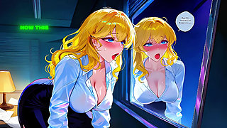 Extra Lessons After Dark with Blonde MILF - Ai Animation