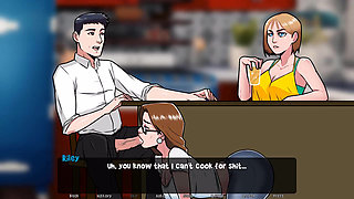 Dawn of Malice: stepmom sucks her stepson's big cock, got covered with sticky cum ep 18