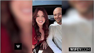 Curvy Redheaded Hotwife Kayla Summers Gets Tag-teamed In Front Of Hubby