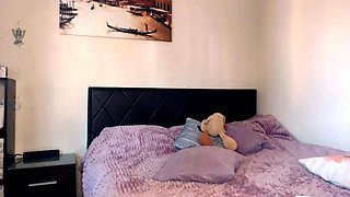 Amateur blond girl with big boobs getting fucked
