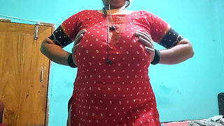 Close-up showing my big tits and masturbating with my fingers