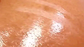 Hottest Busties Scene 4: a Voluptuous Black Woman with Large Oiled Tits Enjoys a Big Cock in Her Pussy and a Creampie