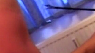 Masked Slave Whipped Red and Cock Teased by Horny Mistresses