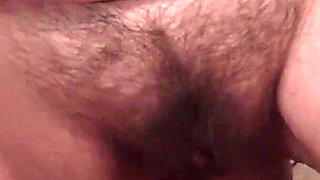 Plumpy bossy granny enjoys 69 with a young cock