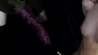 Slave Mila’s Front Thigh Caning Interrogation by Mistress Roxy