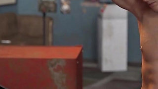 A Married Redhead MILF Cheating with a Muscular Car Mechanic