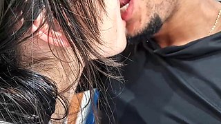 The new Argentinian maid, a 18 year old morocha, enjoys a big cumshot in her amateur mouth when my espos
