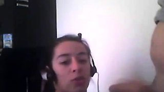 Coppia Italiana: Sesso orale amatoriale in webcam