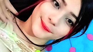 Porn Actress Touches Herself and Shows Her Whole Body