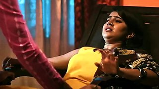 Tiny Indian MILF Naomi Shah swallows a stiff cock