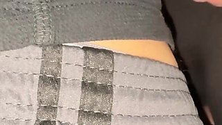 She Grabs a Stranger's Dick in Public