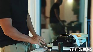 Brunette Mias Ass-Licking Teases to Deep Anal Pounding