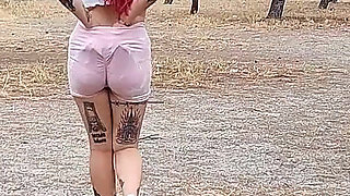 Outdoor Risky Running Sport Naked Risk in Park
