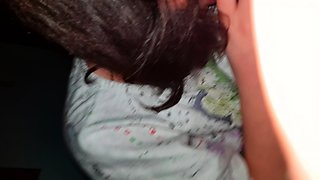 Balomiri Bianca Nicoleta deepthroating a small dick