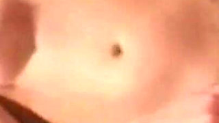 The girl is very horny and waiting for her boyfriend to prepare her ass with a big vibrator