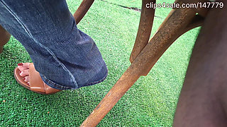 Ebony MILF with Pretty Feet at Saturday Party in Salamander